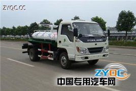 虹宇牌HYS5040GXEB型吸糞車 福田輕卡底盤(pán)的多利卡實(shí)用之選